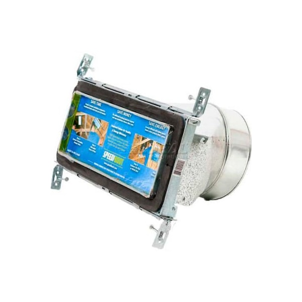 Kaper Ii Speedi-Boot Straight Register Vent Boot Adj. Hangers SBS-4127 SB 4in X 12in X 7in SBH-4127 SB - main